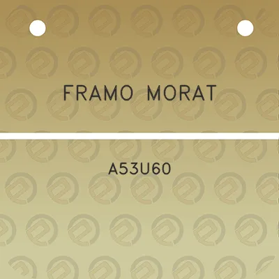 framo-morat-a53u60