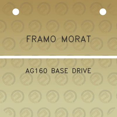 framo-morat-ag160-base-drive