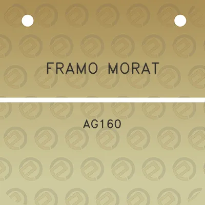 framo-morat-ag160