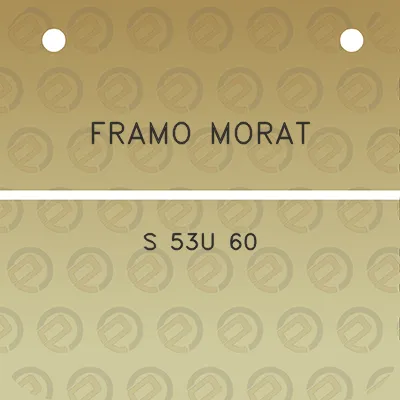 framo-morat-s-53u-60