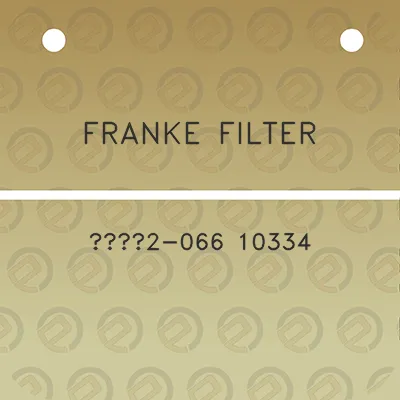 franke-filter-2-066-10334