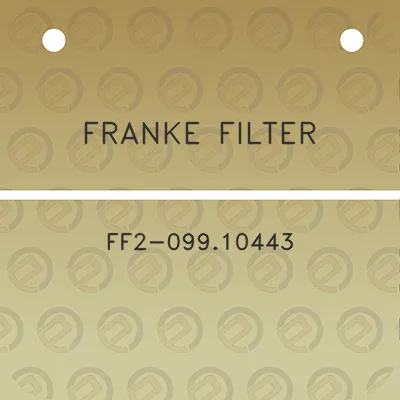 franke-filter-ff2-09910443