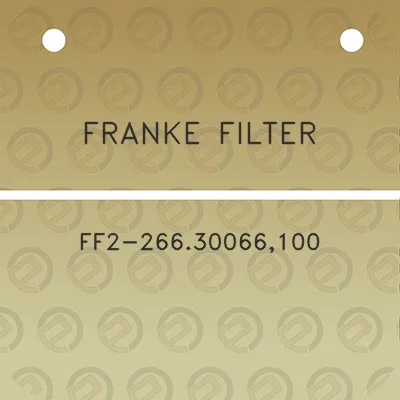 franke-filter-ff2-26630066100