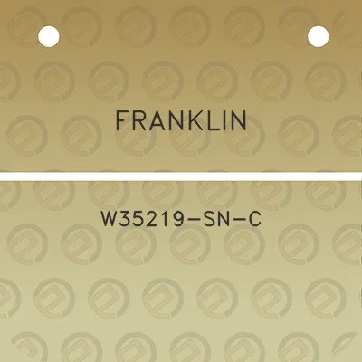 franklin-w35219-sn-c