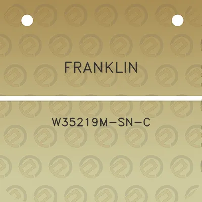 franklin-w35219m-sn-c