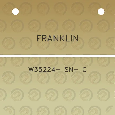 franklin-w35224-sn-c