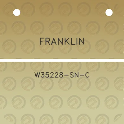 franklin-w35228-sn-c