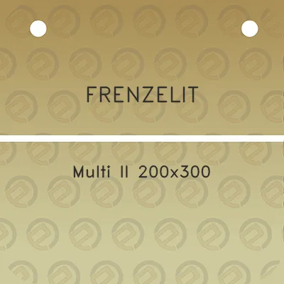 frenzelit-multi-ii-200x300