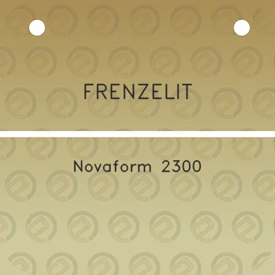 frenzelit-novaform-2300