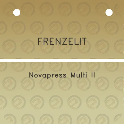 frenzelit-novapress-multi-ii