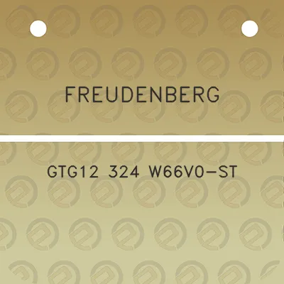 freudenberg-gtg12-324-w66v0-st