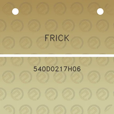 frick-540d0217h06