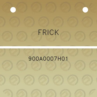 frick-900a0007h01