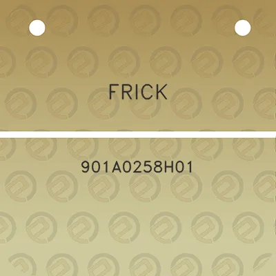 frick-901a0258h01