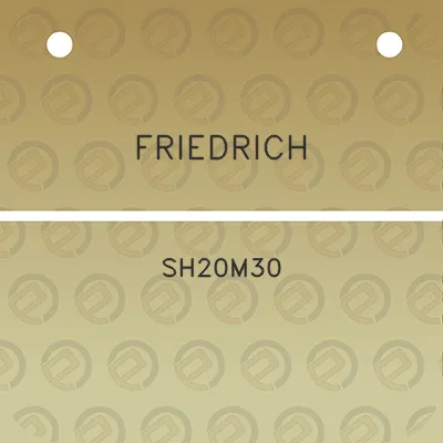 friedrich-sh20m30