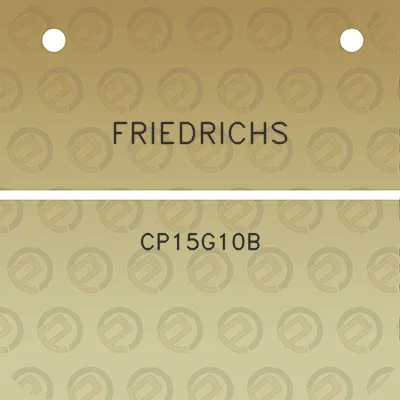 friedrichs-cp15g10b