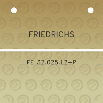 friedrichs-fe-32025l2-p