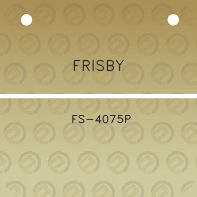 frisby-fs-4075p