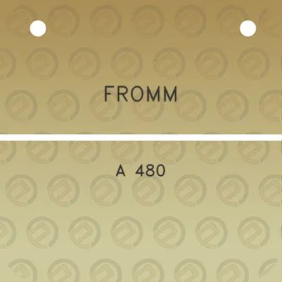 fromm-a-480