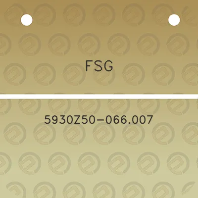 fsg-5930z50-066007