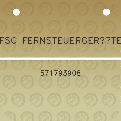 fsg-fernsteuergerate-571793908