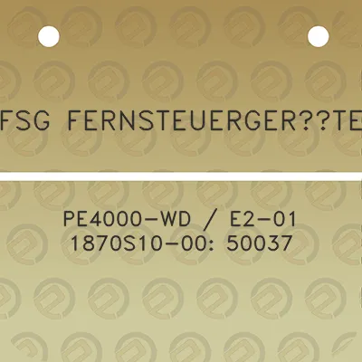 fsg-fernsteuergerate-pe4000-wd-e2-01-1870s10-00-50037