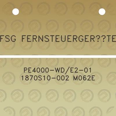 fsg-fernsteuergerate-pe4000-wde2-01-1870s10-002-m062e