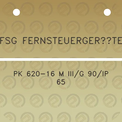 fsg-fernsteuergerate-pk-620-16-m-iiig-90ip-65