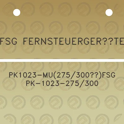 fsg-fernsteuergerate-pk1023-mu275300fsg-pk-1023-275300