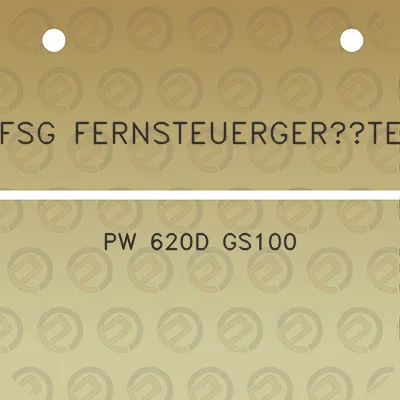 fsg-fernsteuergerate-pw-620d-gs100