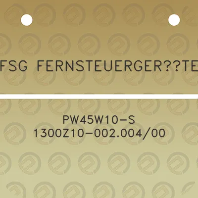 fsg-fernsteuergerate-pw45w10-s-1300z10-00200400