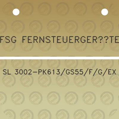 fsg-fernsteuergerate-sl-3002-pk613gs55fgex