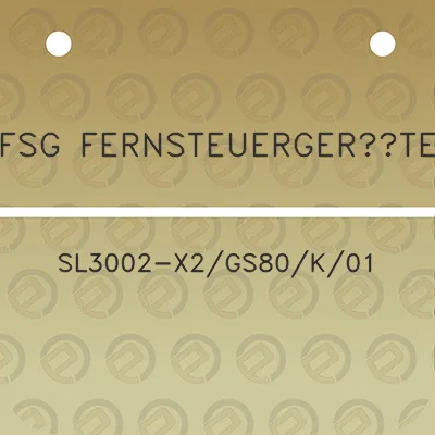 fsg-fernsteuergerate-sl3002-x2gs80k01