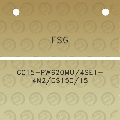 fsg-g015-pw620mu4se1-4n2gs15015