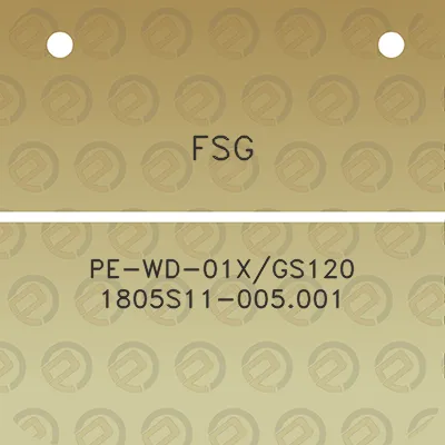 fsg-pe-wd-01xgs120-1805s11-005001