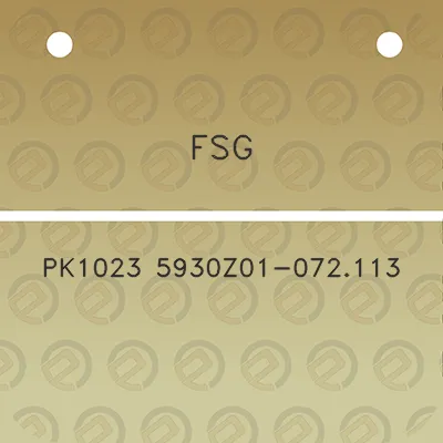 fsg-pk1023-5930z01-072113