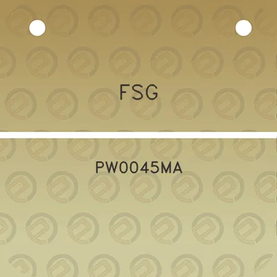 fsg-pw0045ma