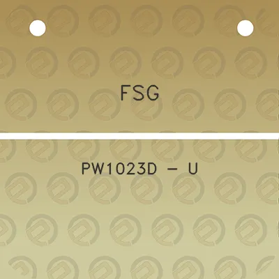 fsg-pw1023d-u