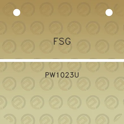 fsg-pw1023u