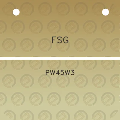 fsg-pw45w3