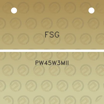 fsg-pw45w3mii