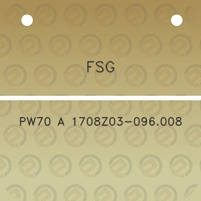 fsg-pw70-a-1708z03-096008