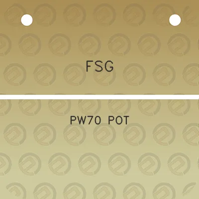 fsg-pw70-pot