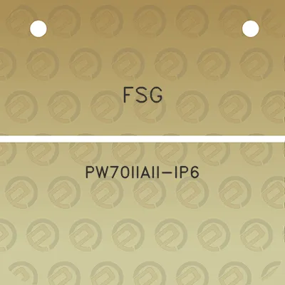 fsg-pw70iiaii-ip6