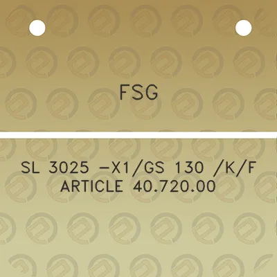 fsg-sl-3025-x1gs-130-kf-article-4072000