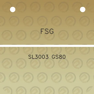 fsg-sl3003-gs80