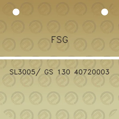 fsg-sl3005-gs-130-40720003