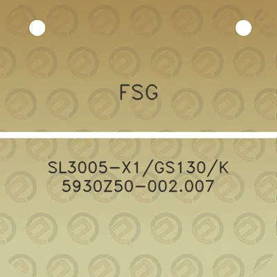 fsg-sl3005-x1gs130k-5930z50-002007