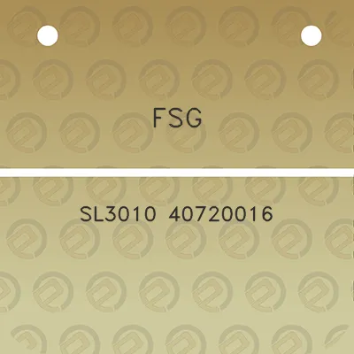 fsg-sl3010-40720016