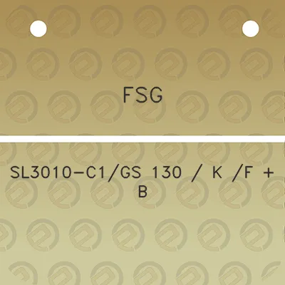 fsg-sl3010-c1gs-130-k-f-b